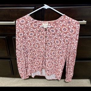 DONATING SOON, ACT NOW Pink Floral Shirt